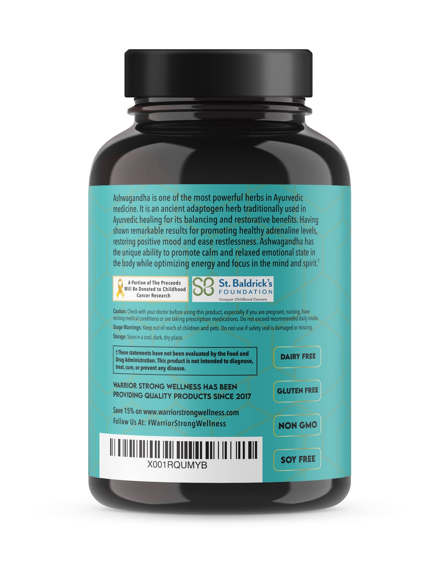Pure Organic Ashwagandha Max -Supports Healthy Stress Response, Adrenal, Immune & Balances Mood