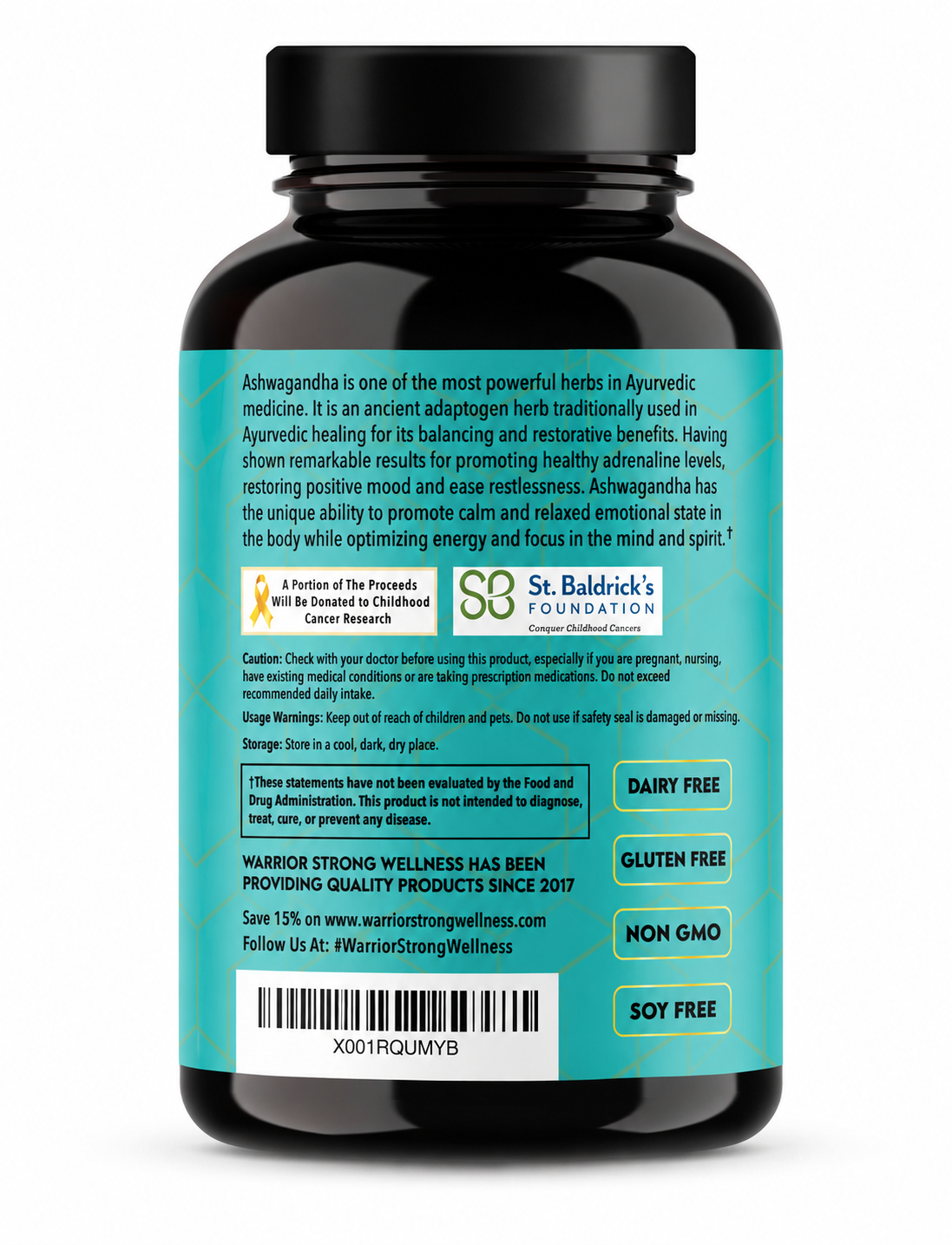 Pure Organic Ashwagandha Max -Supports Healthy Stress Response, Adrenal, Immune & Balances Mood