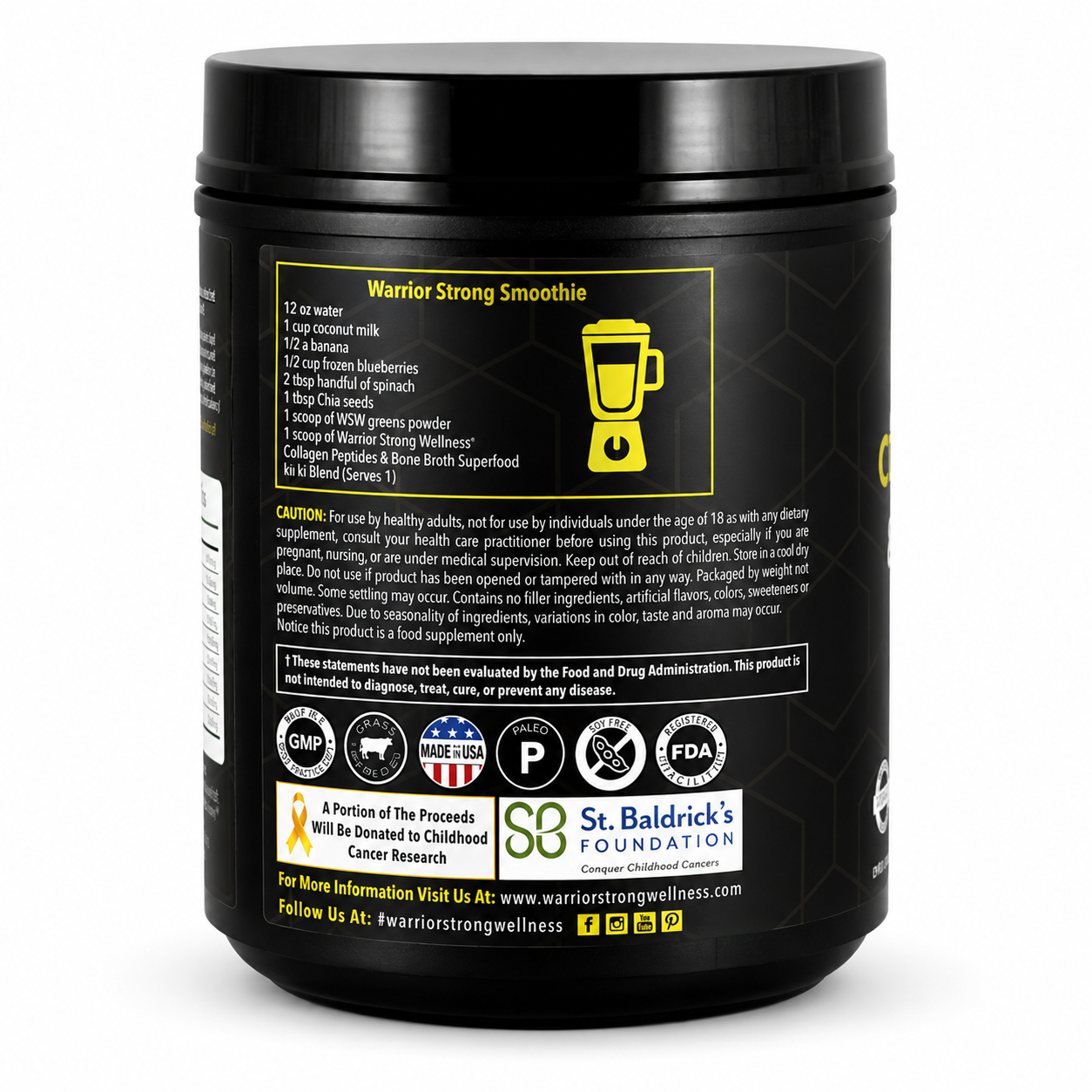 Collagen Peptides & Bone Broth Superfood - Supports Digestion, Anti-Inflammatory Health, Muscle, Tissue, Joints, Bones & Immune Health