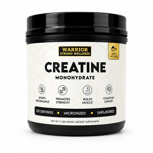 Creatine Monohydrate Powder, Unflavored Micronized Powder- Support Muscles, Cellular Energy & Cognitive Function (90 day supply)