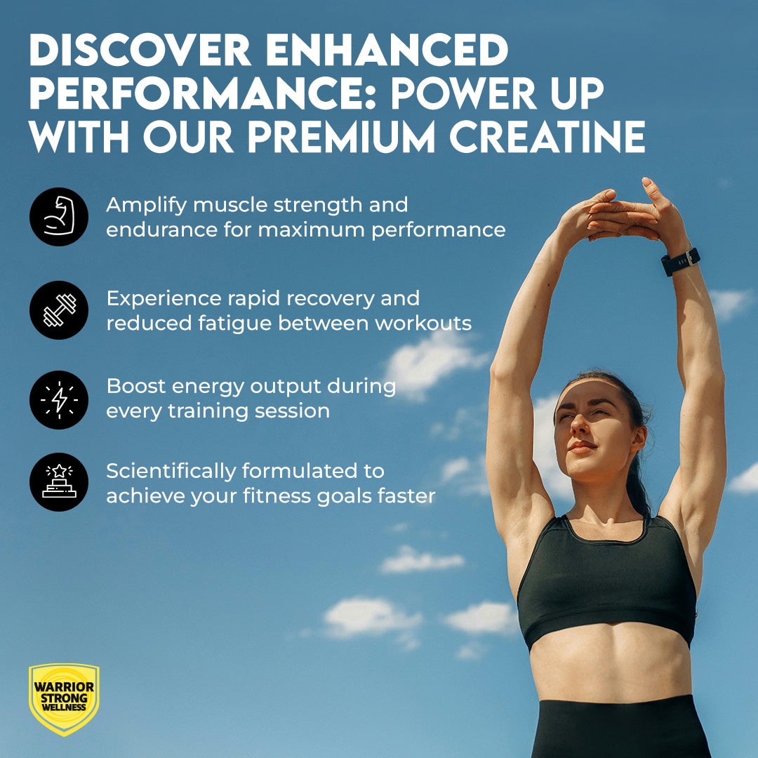 Women stretching and benefits of creatine listed
