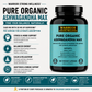 Pure Organic Ashwagandha Max -Supports Healthy Stress Response, Adrenal, Immune & Balances Mood