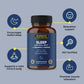 Sleep Natural Rest product photo with blue background and benefits listed