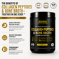 Collagen Peptides & Bone Broth Superfood - Supports Digestion, Anti-Inflammatory Health, Muscle, Tissue, Joints, Bones & Immune Health