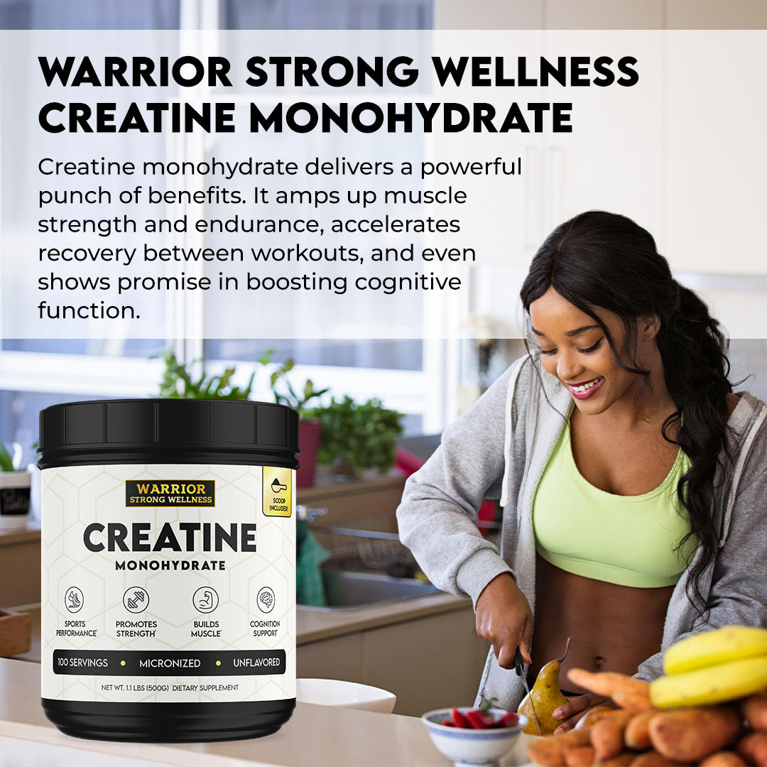 Women cutting fruit and summary of creatine