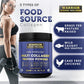 Warrior Strong Wellness Multi Collagen Protein Powder featuring five collagen types from grass-fed bovine, wild-caught fish, and cage-free chicken to support skin, joints, muscles, hair, and nails.