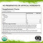 Greens Supplement Facts