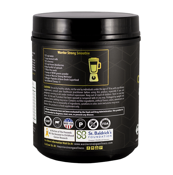 Collagen Peptides & Bone Broth Superfood Protein Powder-Supports Digestion, Anti-Inflammatory Health, Muscle, Tissue, Joints, Bones & Immune Health