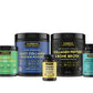 Collection of Warrior Strong Wellness health and wellness products on a white background