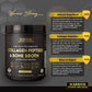Warrior Strong Wellness Collagen Peptides & Bone Broth with grass-fed collagen peptides and bone broth to support healthy skin, joints, muscles, digestion, and overall wellness.